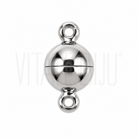 Fecho Magnético Redondo em Aço Inoxidável 304 13x8mm para Bijuteria